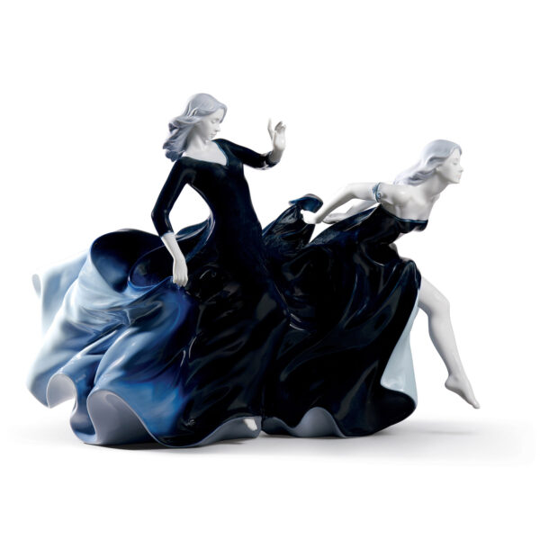 Lladro Night approaches porcelain figurine